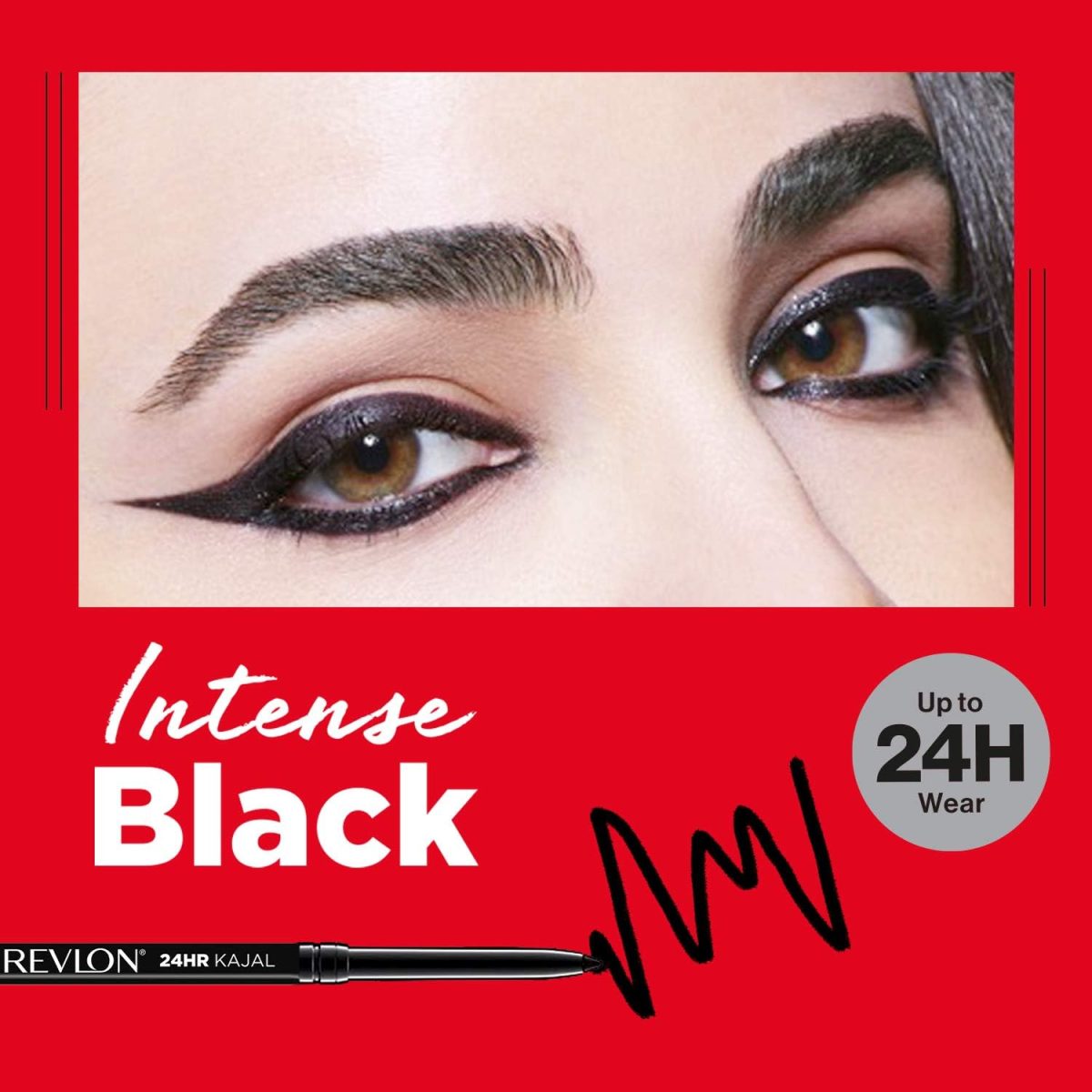 ⁦Revlon Revlon 24 Hr Kajal - Intense Black, Intense Black, 11.56 g⁩ - الصورة ⁦6⁩