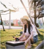 ⁦BBFVJRDD Mini fridge for office Household Mini Refrigerator Compressor Refrigeration Freezer⁩ - الصورة ⁦3⁩