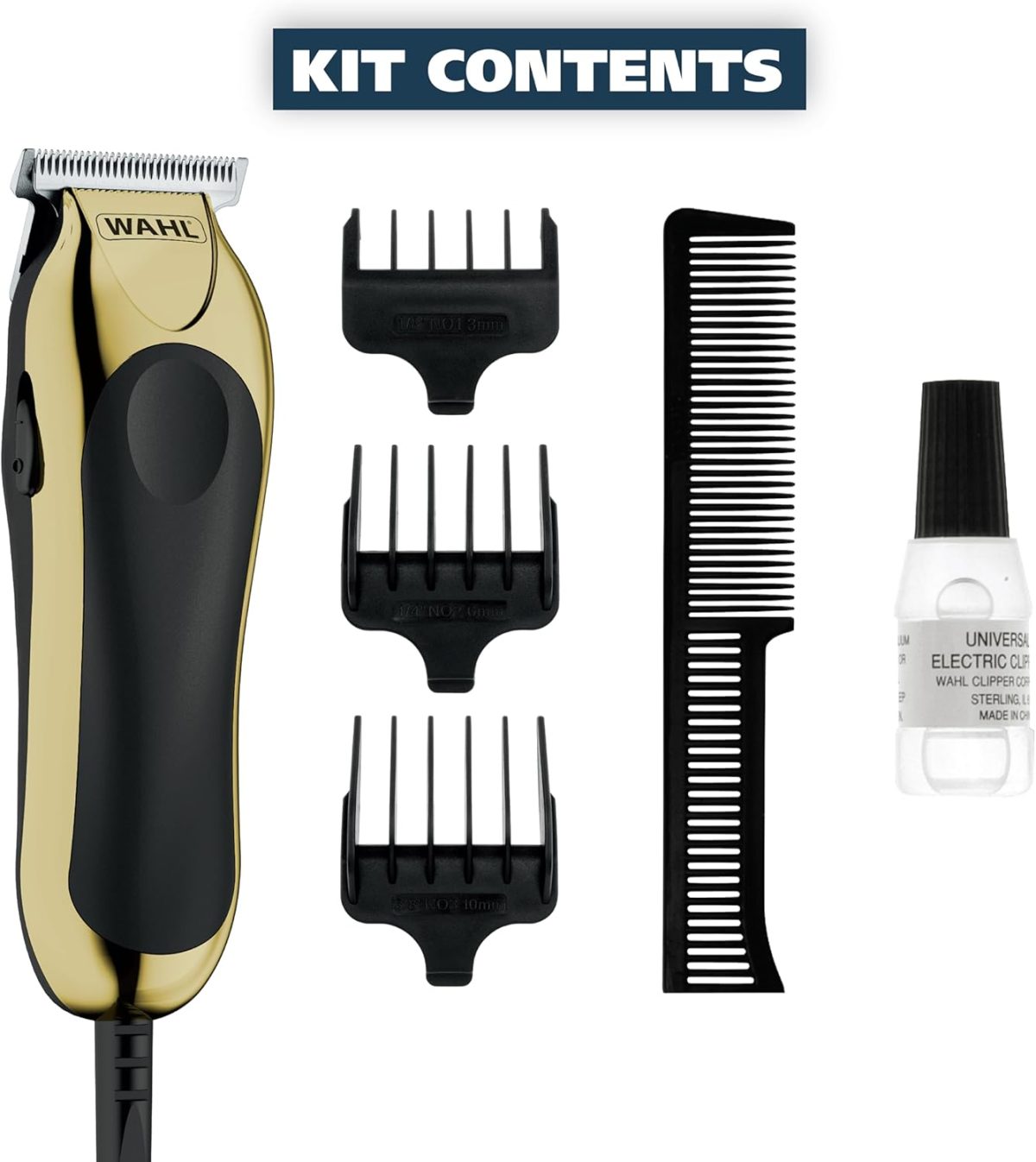 ⁦Wahl T-Pro Corded Compact Beard Trimmer with Diamond Finished T Blade for Bump Free Precision Outlining, Detailing, Trimming, and Shaving - Model 9307-300⁩ - الصورة ⁦8⁩