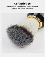 ⁦Men's Shaving Kit, Facial Cleaning Bowl, Beard Brush, Razor Stand, Beard Care⁩ - الصورة ⁦5⁩