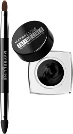 Maybelline New York Gel Eyeliner, Waterproof and Long-Lasting 2-in-1 Professional Brush, Up to 24 Hours Hold, Tattoo Liner Gel Pot, Colour: 950 Blackest Black