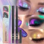 ⁦Multichrome Gel Eyeliner Pencil, Glitter Metallic Intense Color Shifting Colorful Eye Liner Eyeshadow Makeup, Long Lasting, Smudge proof, Waterproof, Pink Shifting Gel Liner⁩ - الصورة ⁦6⁩