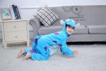 ⁦زي تنكري للاطفال من الجنسين من فاني كوس بتصميم حيوانات من قطعة واحدة فائق النعومة من الفلانيل⁩ - الصورة ⁦5⁩