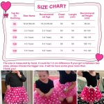 ⁦Atorcher Minnie Fancy Dress Up Costume with Mouse Ears Bowknot Hair Hoop, Gloves & Nose for Kids Girls, Halloween Birthday Party Mini Polka Dot Tutu Skirt⁩ - الصورة ⁦5⁩