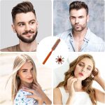 ⁦Aputue Quiff Roller Brush, 2 Pack Small Round Brush with 8 Rows Nylon Bristles, Detachable Handle Hair Roller Brush for Blow Drying, Styling Bangs and Creating Volume Curls for Women and Men⁩ - الصورة ⁦7⁩