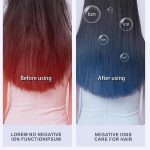 ⁦مجفف شعر قابل للطي للمنزل وصالونات السفر، مجفف شعر محمول 1200 واط بتقنية ايونية، اداة تصفيف الشعر الاحترافية مع اعدادين للسرعة، تحكم ايوني في التجعد⁩ - الصورة ⁦5⁩