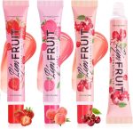 Hydrating Lip Gloss Set, 3-Shade Long-Lasting Waterproof Fruit-Infused Lip Oil, Full-Coverage Jelly Lipstick, Tinted Moisturizer Balm, Up to 24-Hour Wear for Enhanced Lip Care
