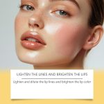 ⁦Transfer-Proof Color Changing Lipstick with Gold Foil, Gold Crystal Color Changing Lip Stick,PH Adjusting Lipsticks,Moisturizing Glossy Lip Gloss,Tinted Li/p Balm,Plumping/Glitter Lip G/loss⁩ - الصورة ⁦9⁩