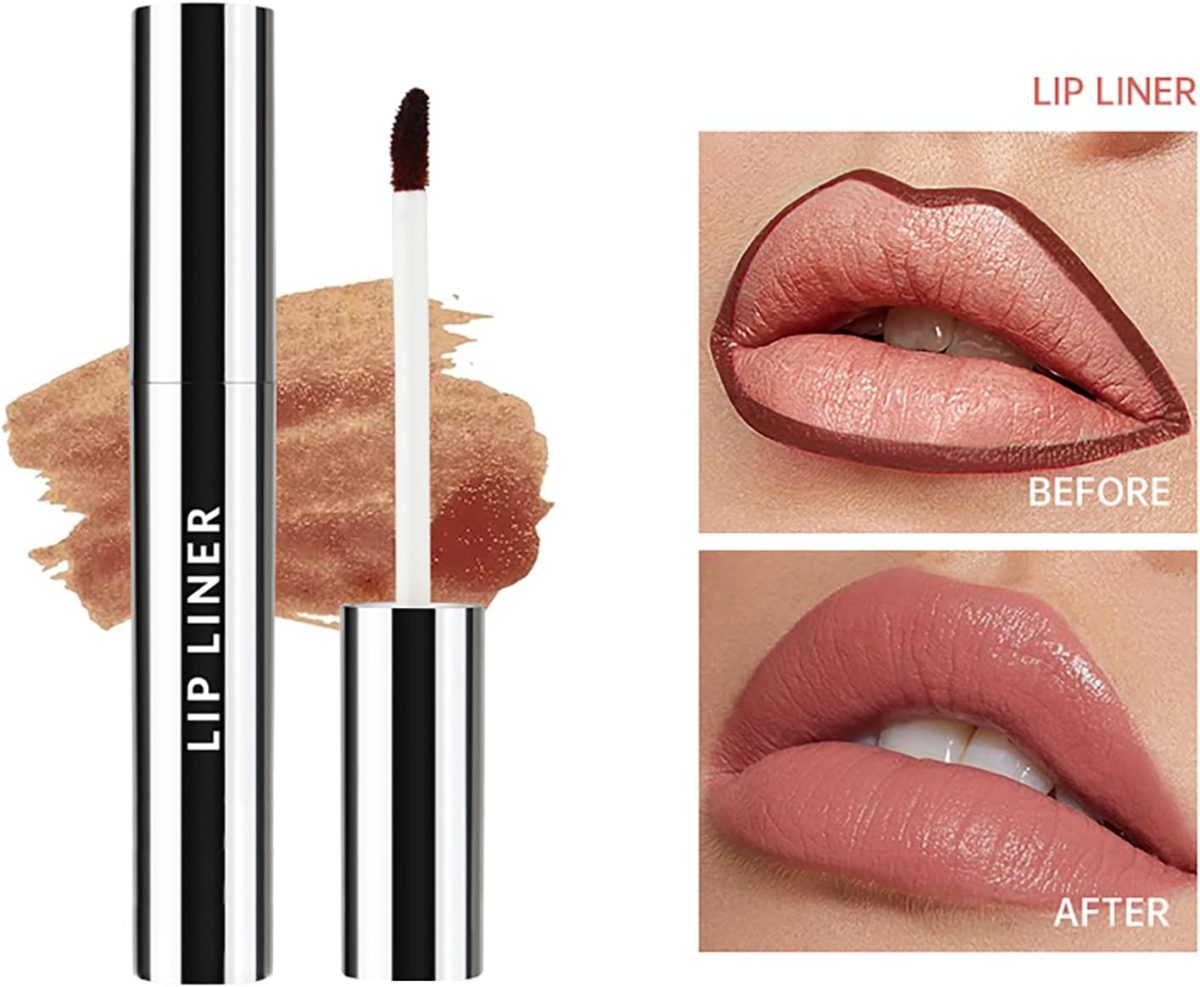 ⁦YUANLI Peel Off Lip Liner Stain - Long Lasting Waterproof With Matte Finish, Smudge Proof, Non-Stick Cup Lip Contouring (01#)⁩ - الصورة ⁦2⁩