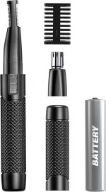 WAHL Manscaper ® 2 in 1 Lithium Battery Tactical® Dual Sided Eyebrow and Nose Hair Trimmer for Men
