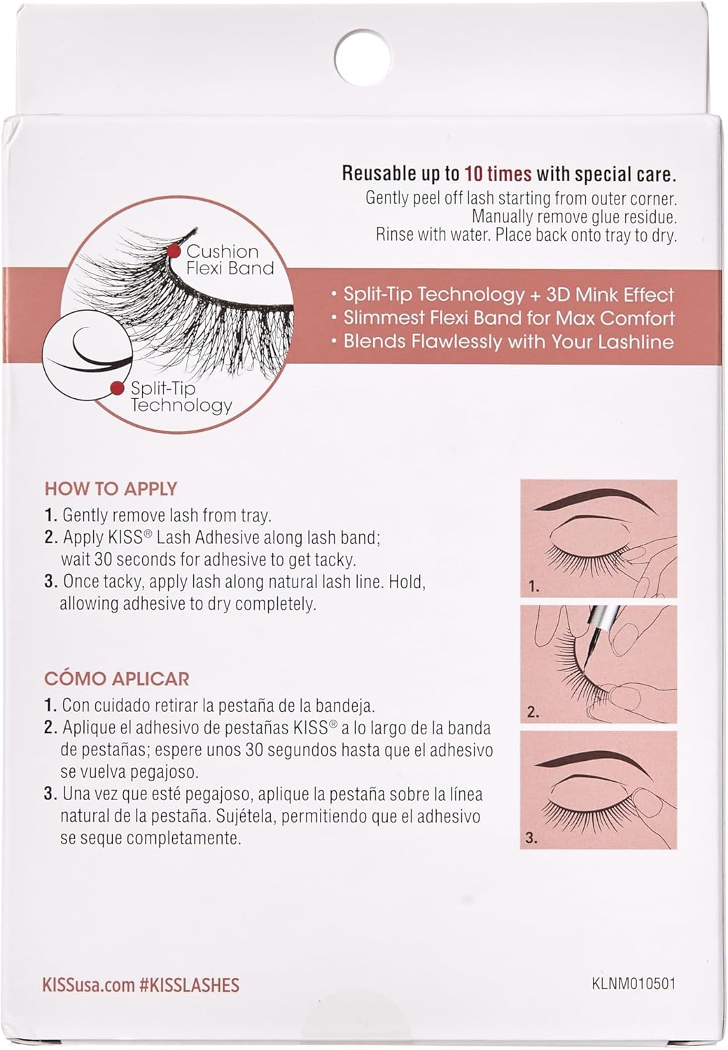 71ZnX7vsy3L._AC_SL1500_.jpg رموش صناعية لاش كوتير، مجموعة نيكد دراما من كيس، بتصميم كامل منفوش ثلاثي الابعاد قابلة لاعادة الاستخدام ومتوافقة مع العدسات اللاصقة، مزودة بشريط لاصق مرن وتقنية الاطراف المنقسمة، نمط كشكش، 4 ازواج - الصورة 3