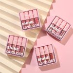 Azonee 8 Pcs Shimmer Lip Gloss Crystal Jelly Liquid Lipstick Set Moisturizing Hydrating Long Lasting Lip Gel With Pink Box (A&B) - الصورة 6