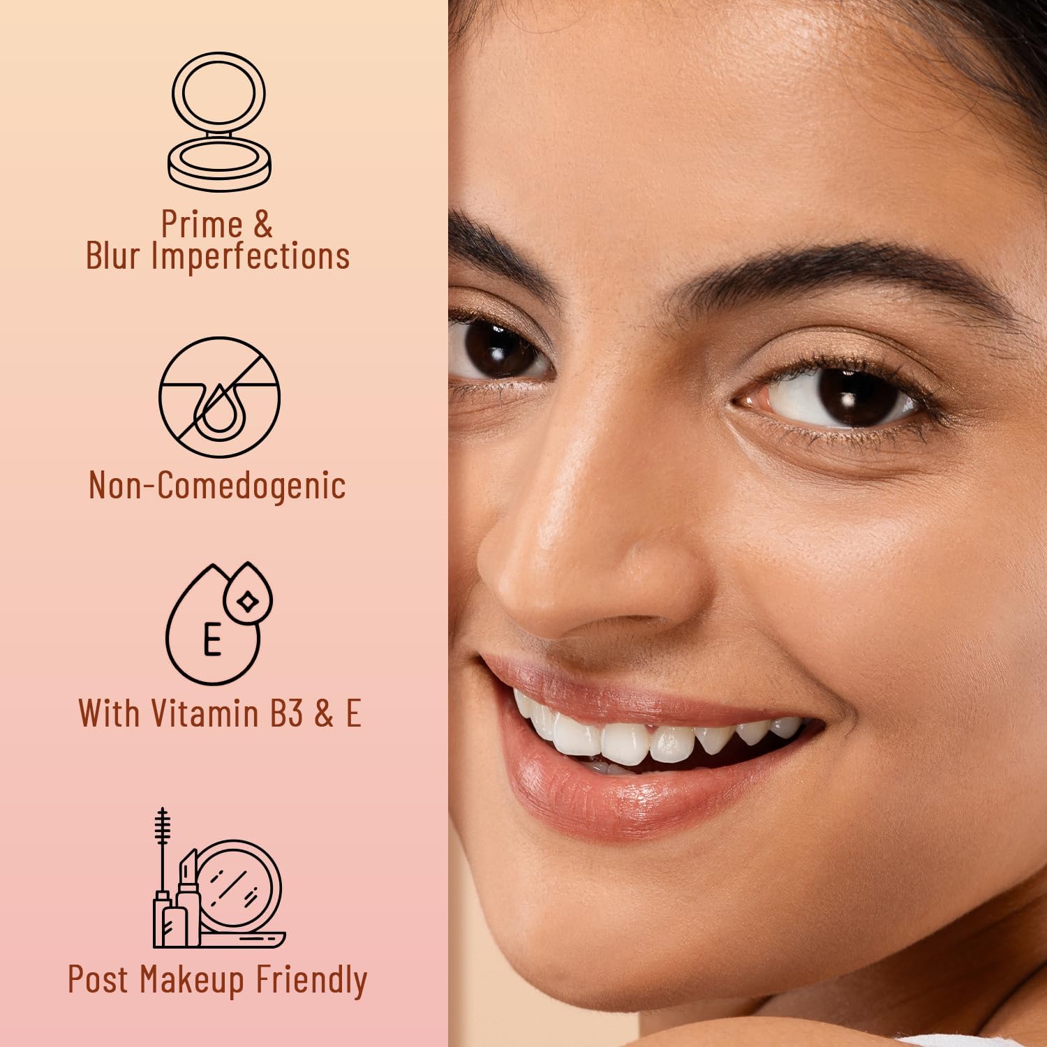 71bRigk88CL._AC_SL1500_.jpg بلسم مات اند بلور لتجهيز البشرة قبل المكياج لمعان خالي من الزيوت لمدة 12 ساعة مع فيتامين E وB3 للحماية من الأشعة فوق البنفسجية من سويس بيوتي - الصورة 3