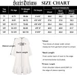 ⁦Scarlet Darkness Girls Renaissance Dress Medieval Peasant Long Sleeve Dresses⁩ - الصورة ⁦9⁩