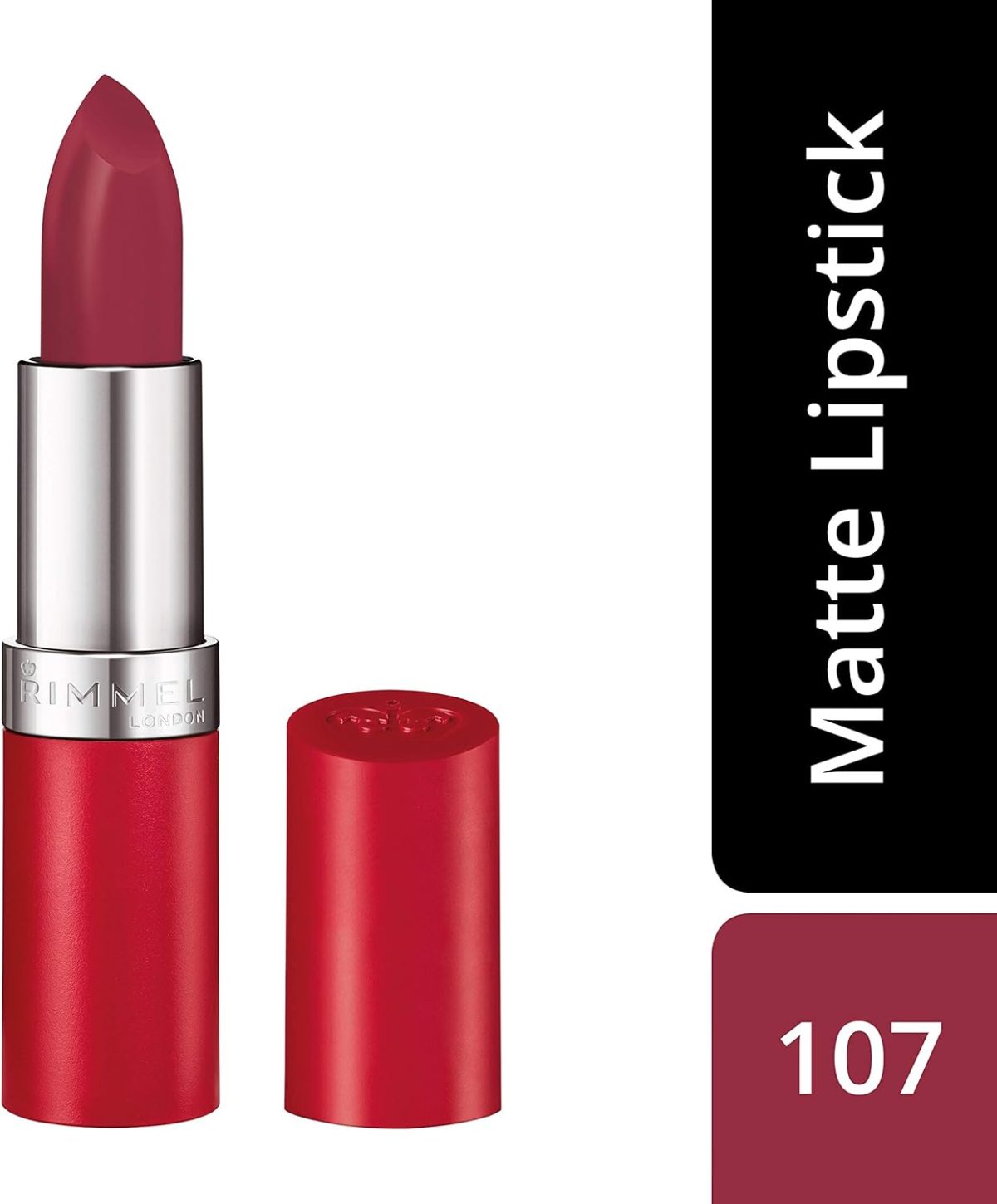 ⁦Rimmel London Lasting Finish Matte by Kate Lipstick, 107, 4 g⁩ - الصورة ⁦4⁩