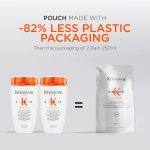 ⁦Kérastase Nutritive Hydrating Shampoo for Dry Hair Refill Pouch 500ml⁩ - الصورة ⁦6⁩