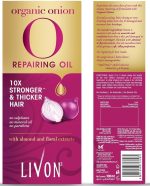 ⁦Livon Organic Onion Repairing Serum Oil |For Stronger & Thicker Hair | Enriched with Almond & Floral Extracts | Sulphate & Paraben Free | Lightweight & Non Greasy | 100ml⁩ - الصورة ⁦8⁩