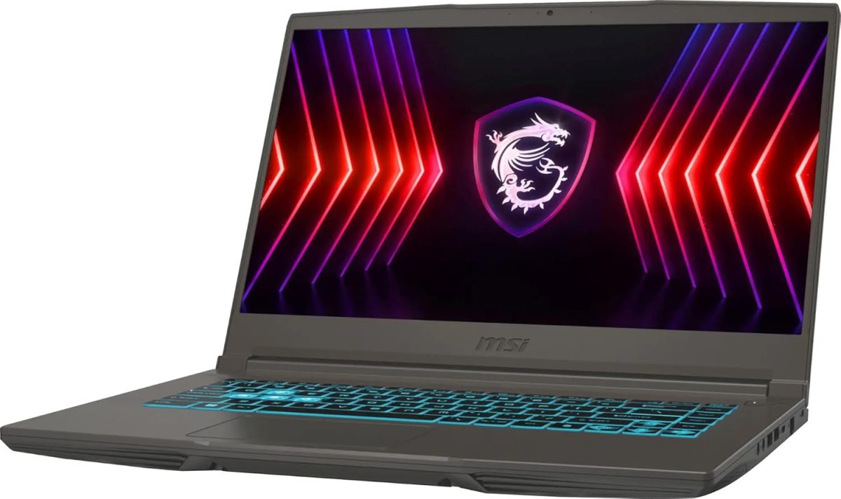 ⁦MSI Thin 15 Gaming Laptop | 15.6" FHD IPS 144Hz | Intel 8-core i5-13420H (>i7-11800H) | 32GB DDR4 2TB SSD | GeForce RTX 4050 | Backlit USB-C Win11Pro w/DLCA Accessory⁩ - الصورة ⁦5⁩