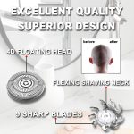 ⁦12 PACKS Head Shaver Replacement Heads Compatible with Skull Shaver Pitbull Gold PRO, Pitbull Silver PRO, Palm, Pitbull Platinum PRO, Electric Razor Replacement head for Superior Shaving⁩ - الصورة ⁦4⁩