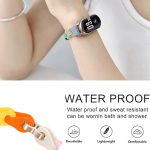 ⁦Lamshaw Compatible for Amazfit Helio Bands, Quick Release Elastic Silicone Hollowed Out Replacement Straps Compatible for Amazfit Helio Fitness Tracker Wristband⁩ - الصورة ⁦3⁩