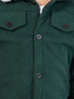 ⁦Styli Boys Front Flap Pocket Texture Thermal Lined Coat⁩ - الصورة ⁦3⁩