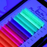 Beauty7 Colored Lash Extensions Easy Fan Neon Rainbow Lashes 7 Colors Classic Lashes Volumn Lashes Ombre Lash Extensions Self Fanning D+ Curl 0.07mm 13mm 15mm Dramatic Eyelashes