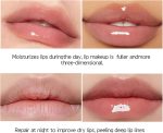 ⁦Fruity Glow Lip Oil Honey Melon Flavor Hydrating Clear Non-Sticky Lip Gloss for Dry Makeup Base Lipstick Make Up Lipgloss Gloss (Apple Flavor Lip Oil)⁩ - الصورة ⁦8⁩