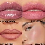 ⁦ملمع شفاه وملمع شفاه مرطب، مرطب يدوم طويلا، محدد شفاه عالي الصبغة، بلش، غير لزج، مكياج شفاه مقاوم للانتقال للنساء⁩ - الصورة ⁦3⁩