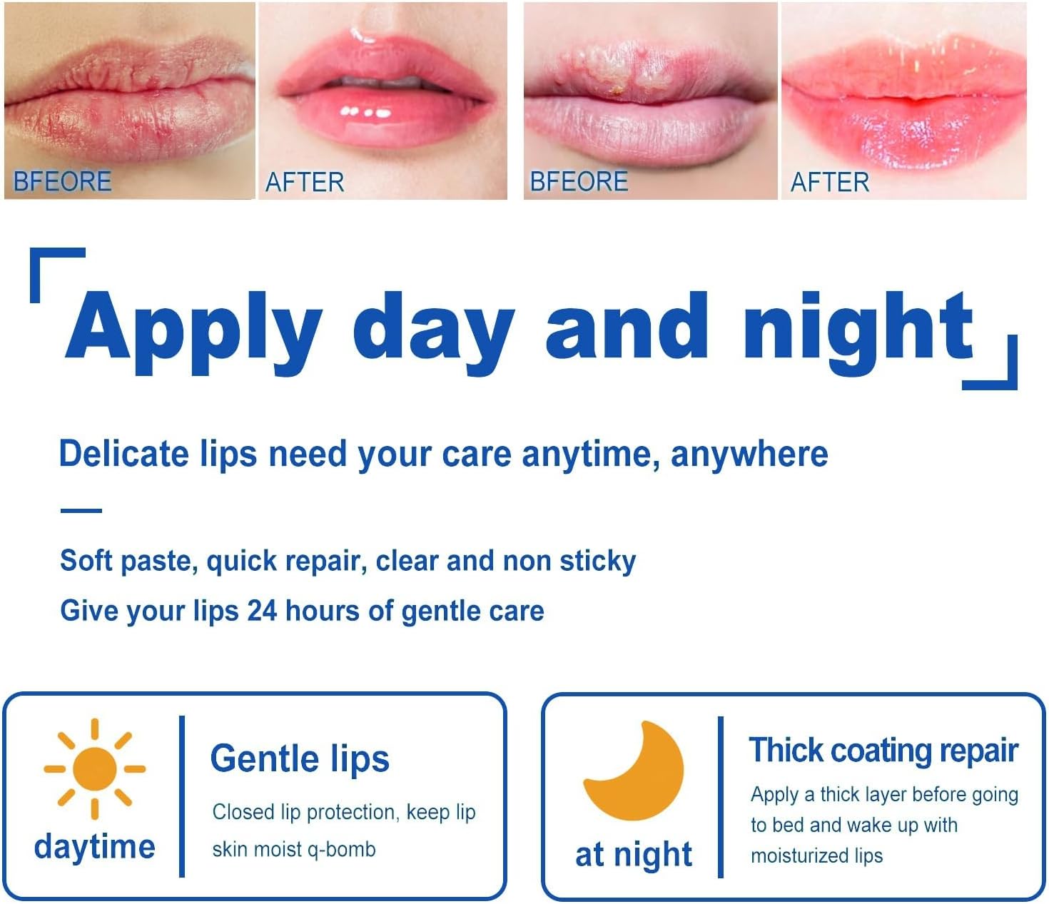 71hinOi2FDL._AC_SL1500_.jpg ملمع شفاه لتكبير الشفاه، زيت شفاه شفاف عالي اللمعان، معزز صحي ومرطب، ملمع شفاه شفاف، ملمع شفاه شفاف، منتجات ال/اي بي، بلسم ملمع شفاه - الصورة 4