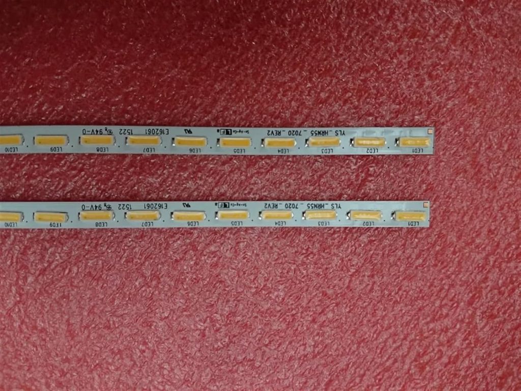 شريط اضاءة خلفية LED بـ64 مصباح LED للتلفزيون KD-55X8505C KD-55X8507C KD-55X8500C وتلفزيون XBR-55X850C 75.P3C08G001 15A09N SYV5541، قطعتين، لون موحد