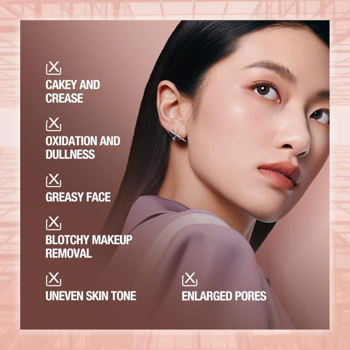 ⁦JDLYEVER Pore Makeup Primer - Soft Focus Invisible Concealer, Moisturizing Lightweight Texture, Long-Lasting Formula With Anti-Aging Sun Protection for All Skin⁩ - الصورة ⁦4⁩