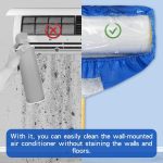 ⁦ZIMTAL Air Conditioning Cleaning Waterproof Cover with Drain Outlet, Protector Dust Washing Bag For Large Size (2P-3P) Wall Mounted AC Service with Pipe.⁩ - الصورة ⁦4⁩