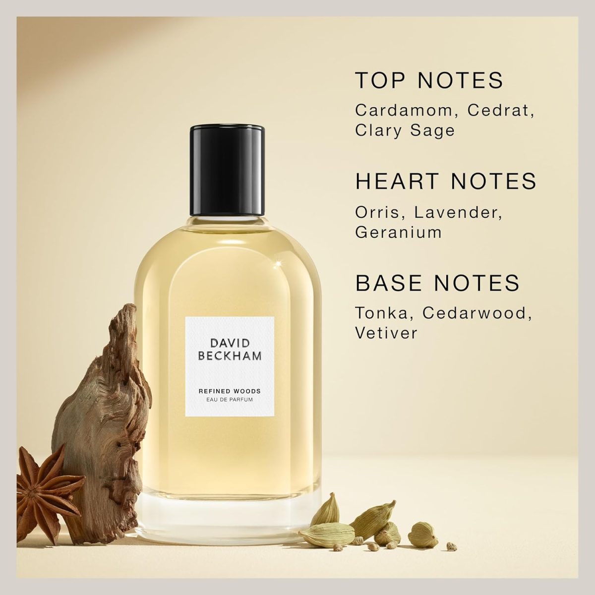 ⁦David Beckham Refined Woods Perfume for Men Eau De Parfum 100ML⁩ - الصورة ⁦3⁩
