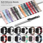 ⁦6 Pack Sport Bands Compatible for Apple Watch Bands 49mm 45mm 42mm 41mm 40mm 38mm⁩ - الصورة ⁦3⁩