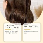 ⁦Safe and Convenient Comb Hair Dye,2-in-1 Hair Dye Comb,Fast-Acting Comb-Over D/ye,Waterproof and Sweat-Proof H/air D/ye C/omb,H/air Color Stick,Portable Ha/ir Colouring Cream(Black, 01#)⁩ - الصورة ⁦3⁩