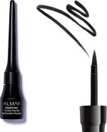 محدد العيون السائل من ألماي، مقاوم للماء ويدوم طويلاً، لا يسبب الحساسية، خالٍ من القسوة على الحيوانات، خالٍ من العطور، تم اختباره من قبل أطباء العيون، 221 أسود، 0.08 أونصة، وامض - الصورة 2