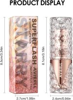 Super Lustrous Metallic Liquid Lipstick, Non Stick Cup Lip Gloss, High Impact Transfer-proof Lip Color, Long Lasting Waterproof Lipstick Makeup for Women - الصورة 8