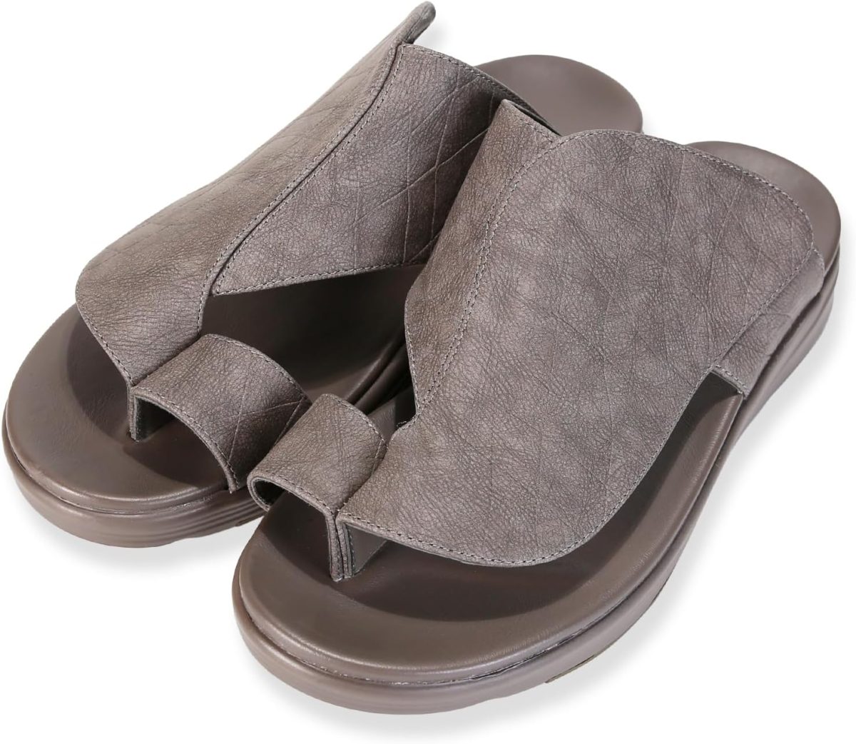 ⁦D.D.Star Slippers For Men, Big Size Comfortable And Memory Foam Sole Arabic Mens Thong Sandals Size 40 To 47.⁩ - الصورة ⁦6⁩