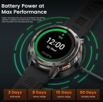 ⁦KOSPET Smart Watch for Men, 60 Days Extra-Long Battery, 50M Waterproof for Swimming, Rugged Military Full Metal Body Smartwatch, 1.43” AMOLED Always-On Display Fitness Watch（Answer/Make Calls）AI Voice⁩ - الصورة ⁦6⁩