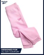 ⁦Reebok Baby Girls G Tod Flc Jog Set V3 Pant Sets⁩ - الصورة ⁦5⁩