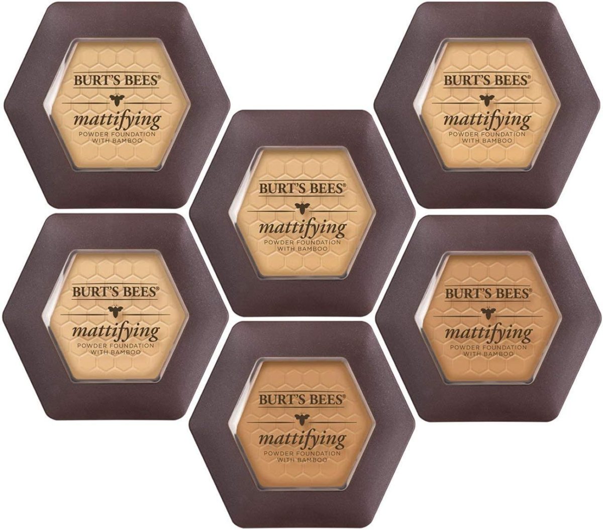 ⁦Burt's Bees 100% Natural Origin Mattifying Powder Foundation, Sand, 0.3 Ounce, Packaging May Vary⁩ - الصورة ⁦11⁩