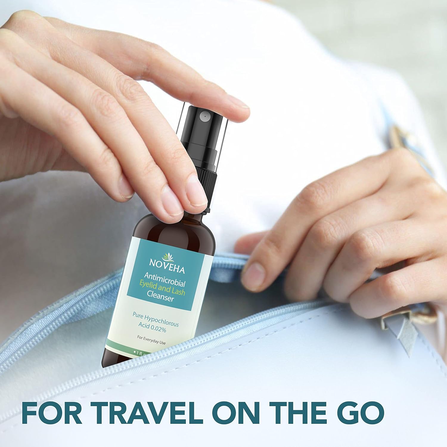 71oQu8194L._AC_SL1500_.jpg منظف الجفن والرموش المضاد للميكروبات - تركيبة مهدئة سريعة المفعول ، راحة فعالة من التهيج وجفاف العيون والتهاب الجفن والتهاب الجفن ، بخاخ حمض هيبوكلوروس النقي واللطيف ، 30 مل (1.01 أوقية) - الصورة 8