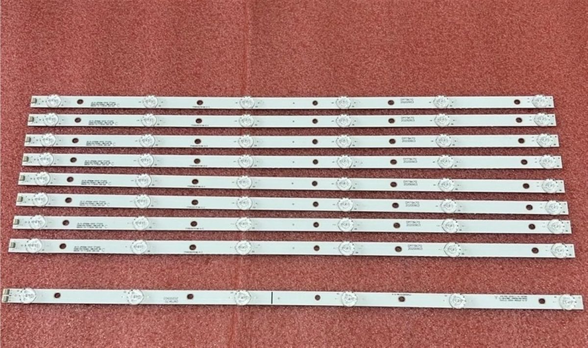 LED backlight Strip((9) For B/B.K 55LEX-8158/UTS2 AKTV AKTV5534 55UHDT2SMH JS-D-JP55DM-A62EC C61EC 55DM1000 600MA-2BIN 300MA-ABIN