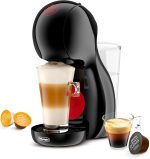 DeLonghi Nescafé Dolce Gusto Piccolo XS Pod Capsule Coffee Machine, Espresso, Cappuccino and more, EDG210.B, 0.8 liters, Black & Red
