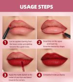 ⁦NALACAL 3PCS Matte Liquid Lipstick and Lip Liner Kit 2-IN-1 Pigmented Lip Gloss and Lip Liner Set Long-Lasting and Waterproof One Step Lips Makeup Kits⁩ - الصورة ⁦7⁩