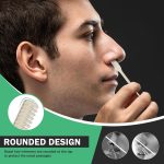 ⁦HANNEA® 3Pcs Manual Nose Hair Trimmer for Women, Portable Nose Trimmer for Man, Handheld 360-Degree Rotating Double Head Nose Hair Remover, 2 in 1 Nose Hair Trimmer for Women Man - Nose Cleaner Tool⁩ - الصورة ⁦8⁩