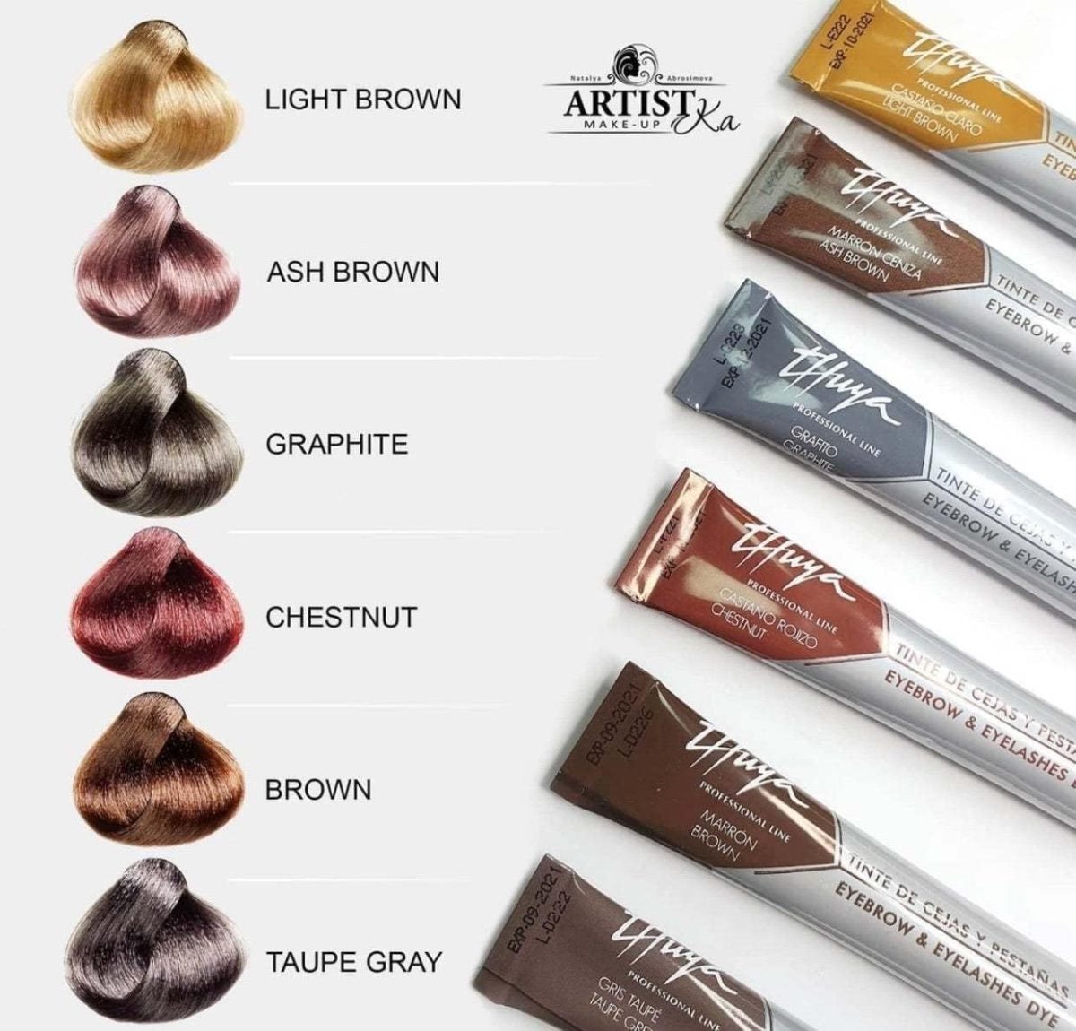 ⁦PILOT Thuya Eybrow color & Eyelashes Dye - Graphite⁩ - الصورة ⁦2⁩