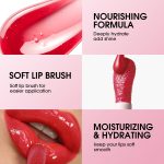 زيت شفاه ملون، مرطب عالي اللمعان نابض بالحياة، ظلال مميزة مع متعدد الاستخدامات 0.24 اونصة سائلة (#01+05، 0.25 اونصة سائلة (عبوة من قطعتين) - الصورة 4