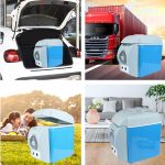 ⁦QBNZAXC Mini fridge Mini Car Fridge Car Refrigerator Car Freezer Warmer Cooler Box Compact Travel Refrigerator for Office Home⁩ - الصورة ⁦6⁩