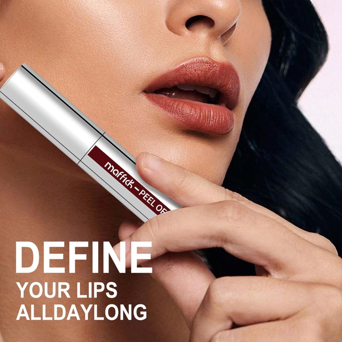 ⁦Mrettick 3PCS Lip Liner，Peel Off Lip Liner Tattoo, Peel Off Lip Stain, Long Lasting Lip Stain Peel Off, Infused with Hyaluronic Acid & Vitamin E, Makeup Gift for Women⁩ - الصورة ⁦7⁩